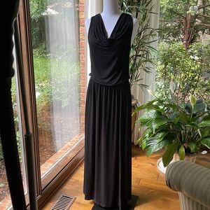 Black maxi dress
